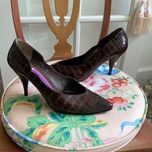 Classic Alligator Pump Susan Bennis Warren Edwards